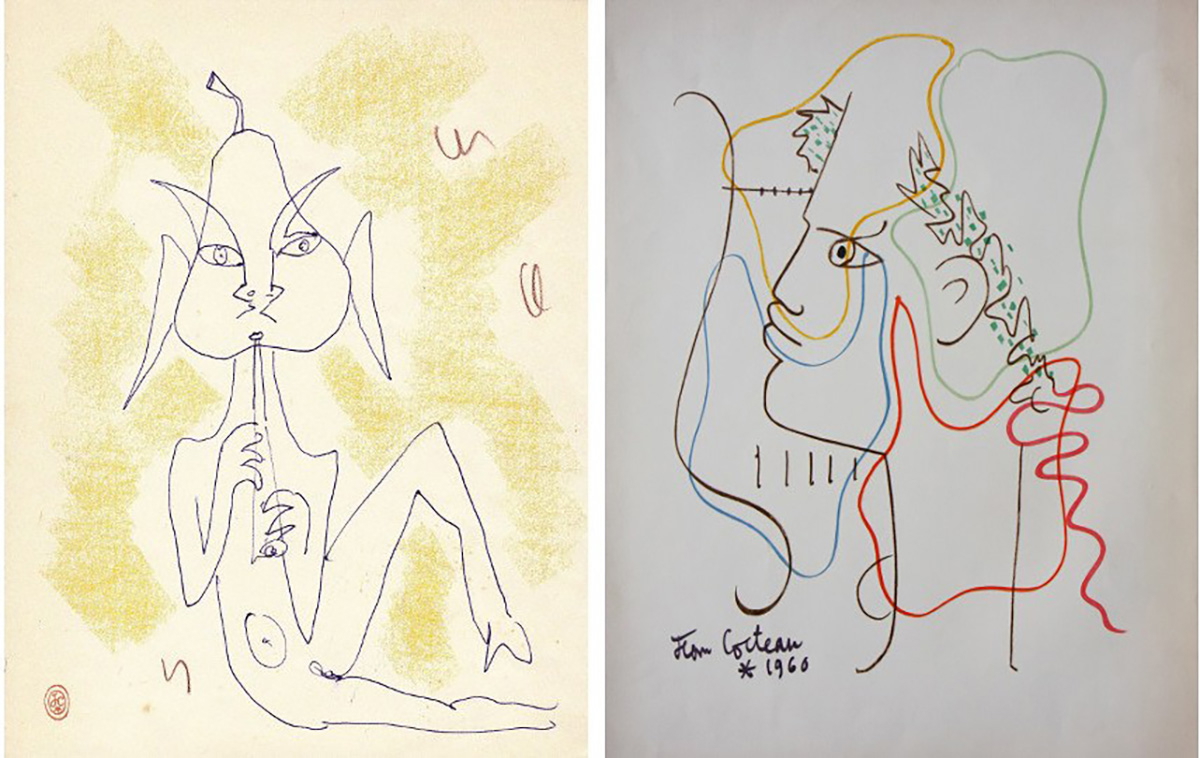 Drawings by Jean Cocteau