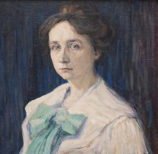 portrait of a woman by Wassily Kandinsky