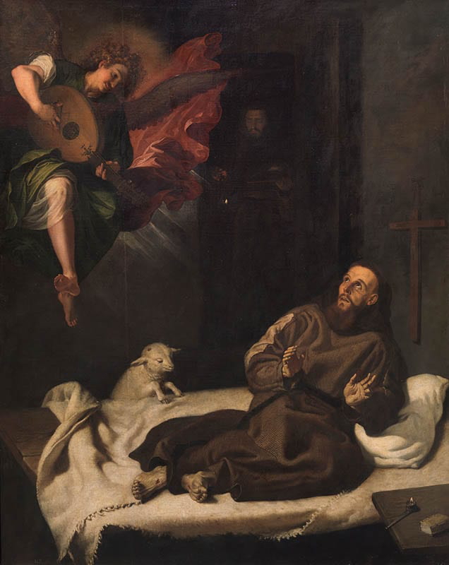 Saint Francis Comforted by an Angel