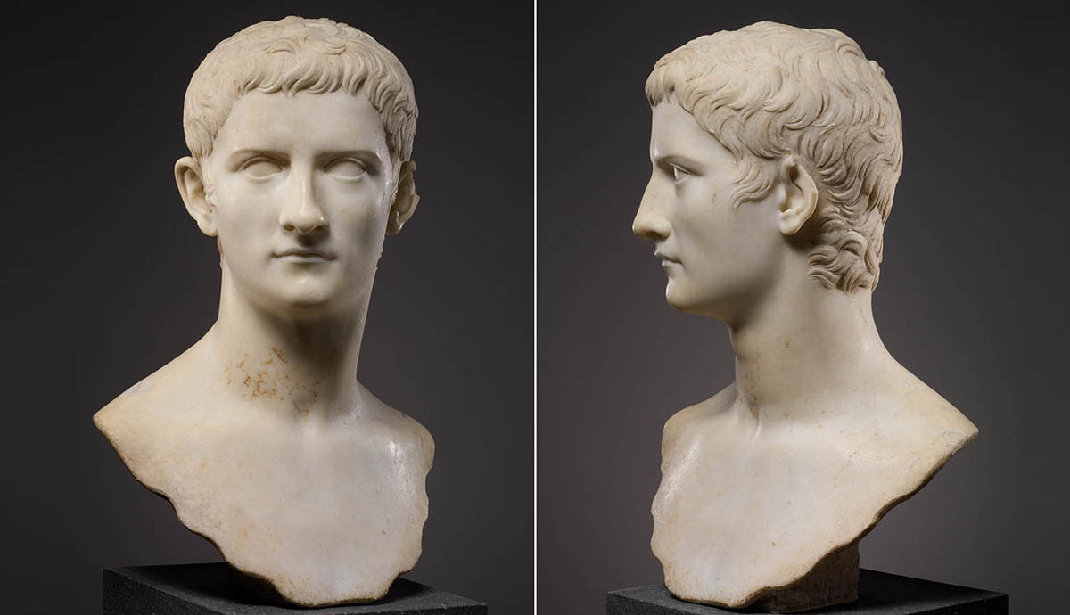 Marble portrait bust of the emperor Gaius, known as Caligula, The Met