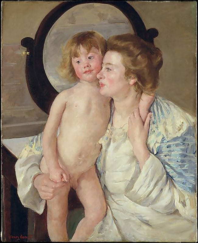 Mother and Child (The Oval Mirror) by Mary Cassatt, 1899