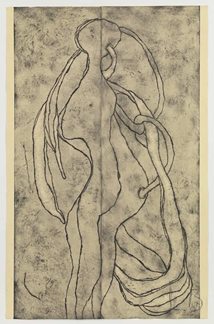 abstract drawing of a figure