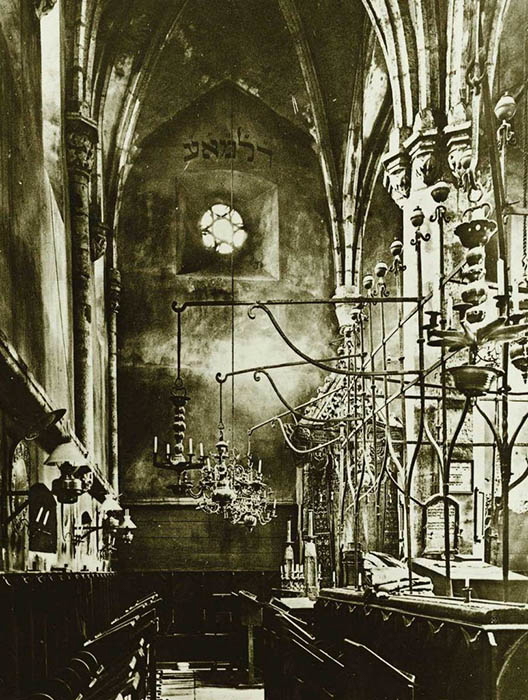 The Old New Synagogue in Prague, where the Kafka family may have been members, via the Kafka Museum