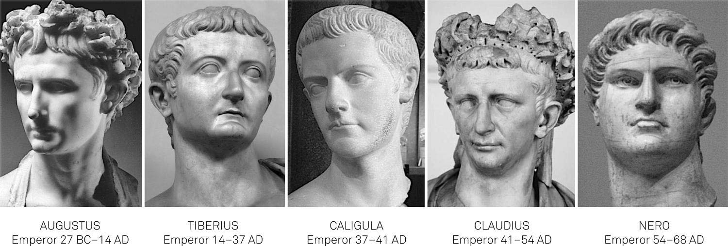 Founders of Rome, Emperors of the Julio-Claudian dynasty