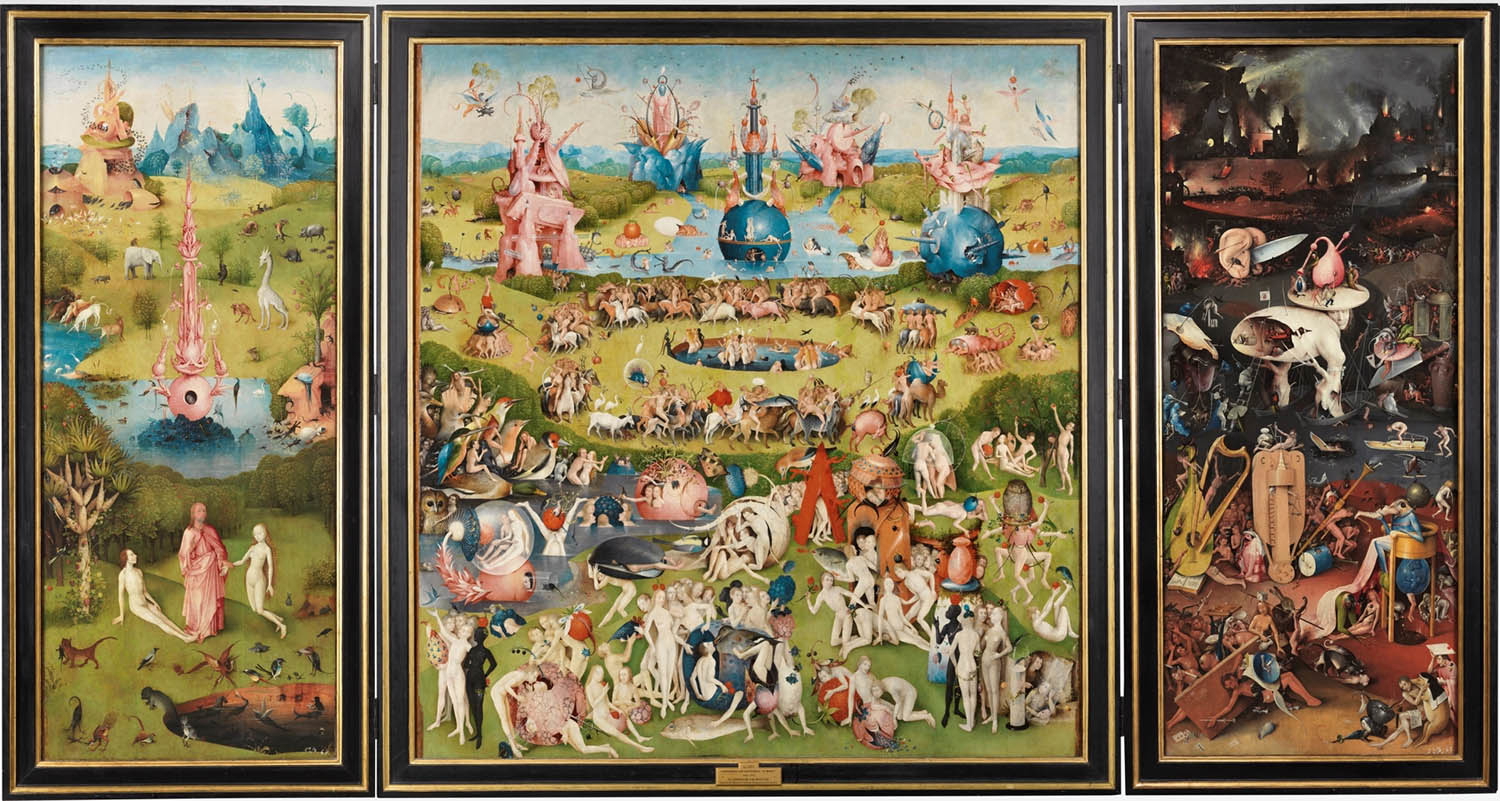 hieronymus bosch painting of the garden of earthly desires