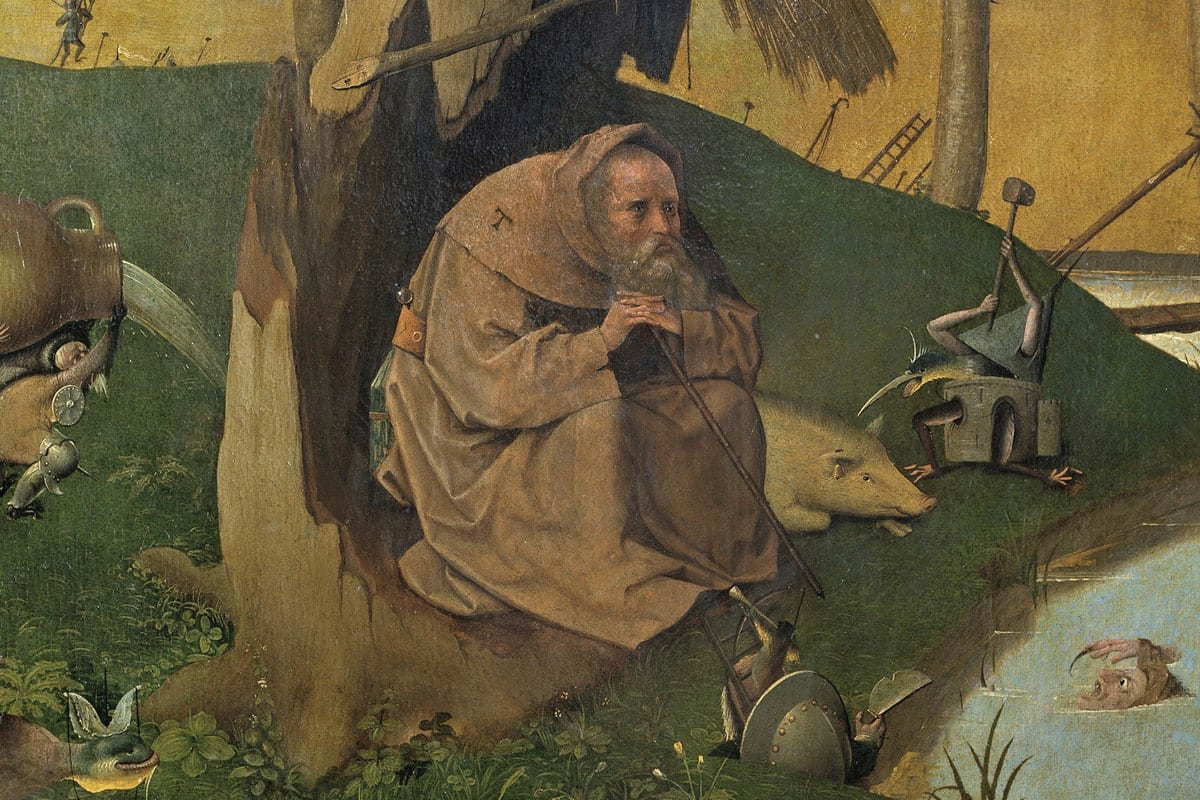 A detail from The Temptation of St Anthony, Hieronymus Bosch, c1500-25, via HieronymusBosch