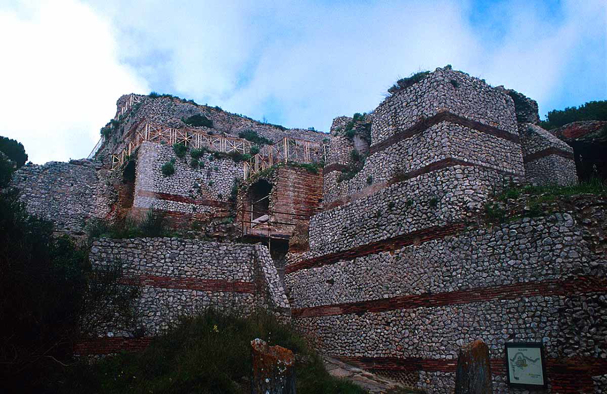 The Villa in Capri where Emperor Tiberius lived