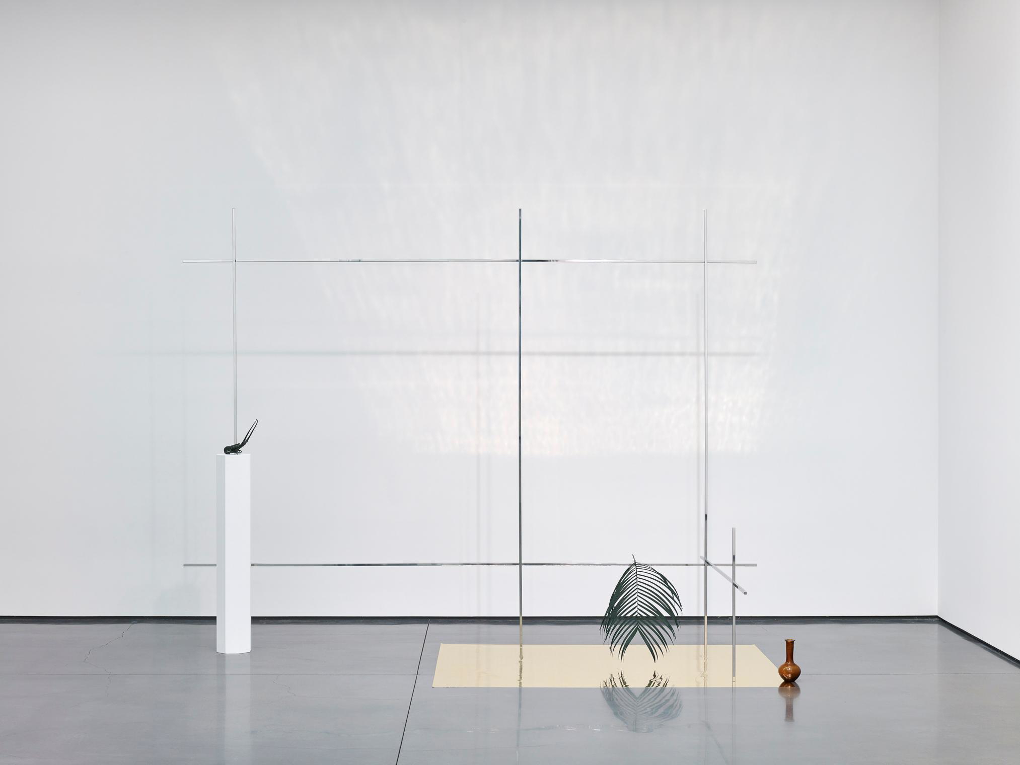 exhibition image of a minimalist sculpture