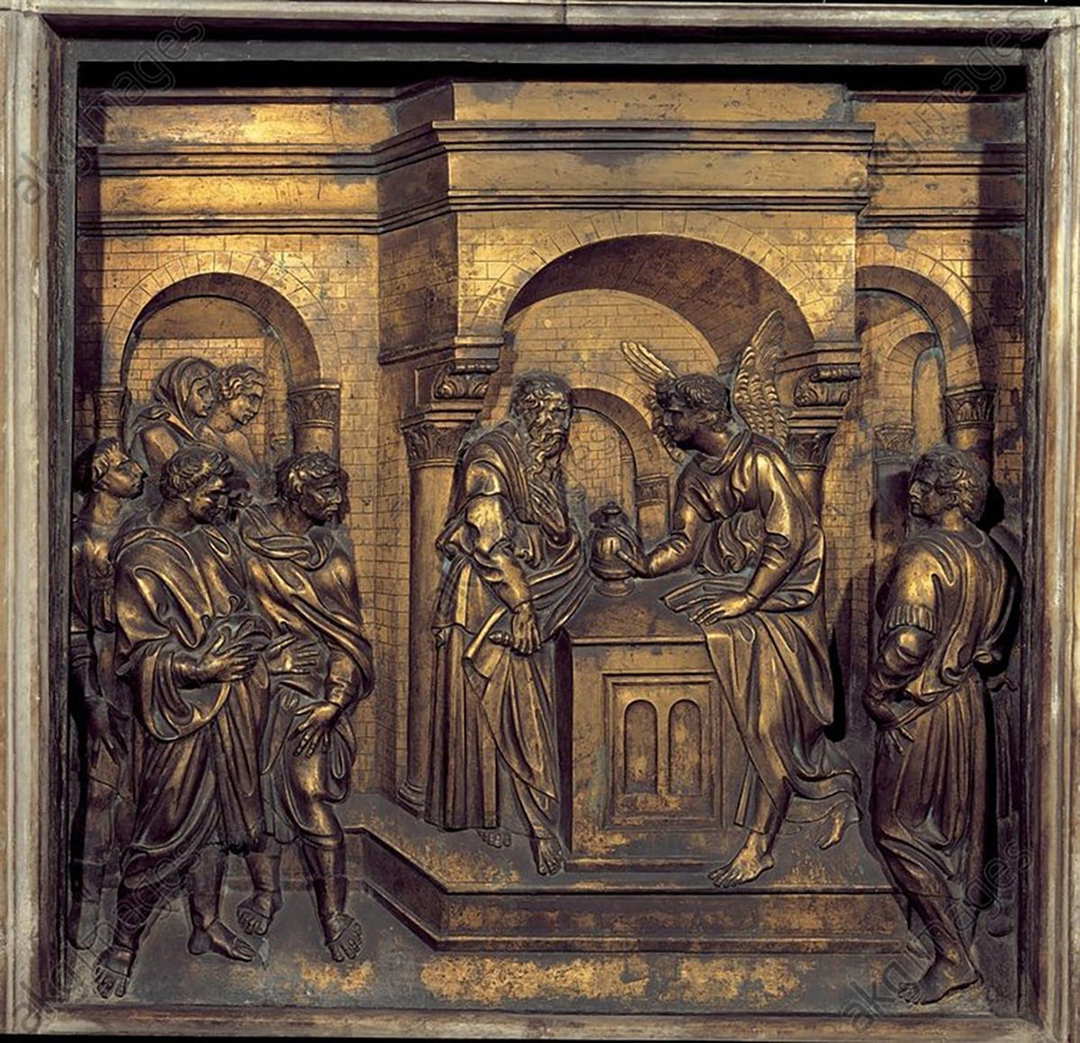 relief of the annunciation to zacharias