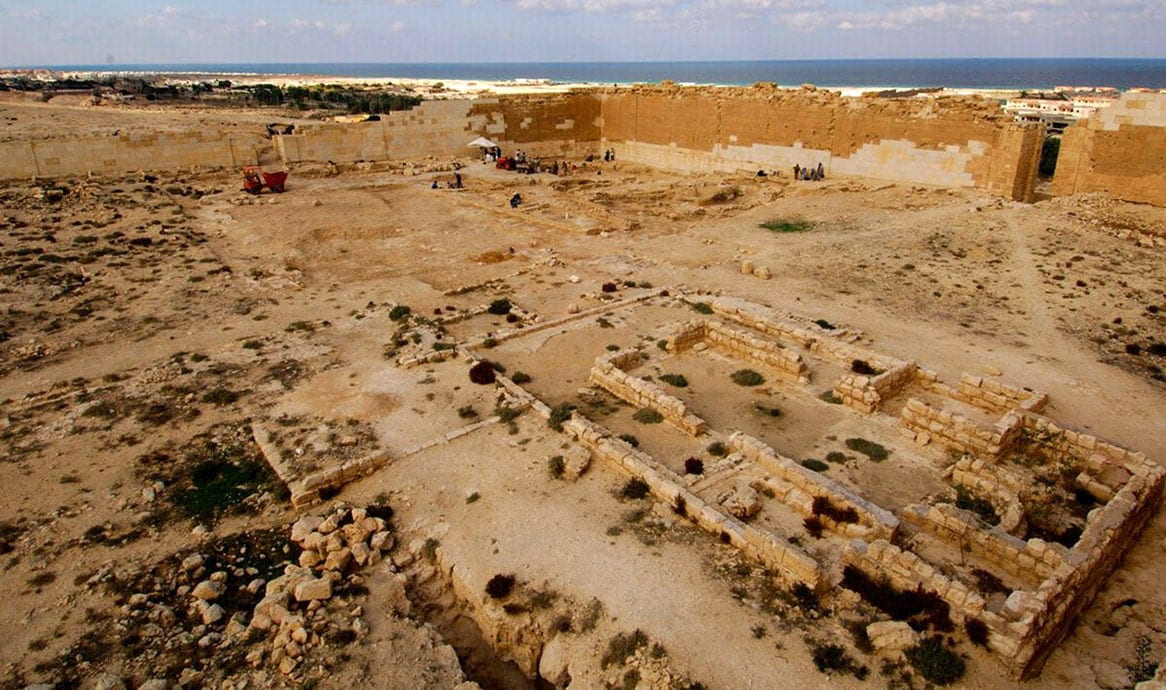 Archaeological site in the Temple of Taposiris Magna