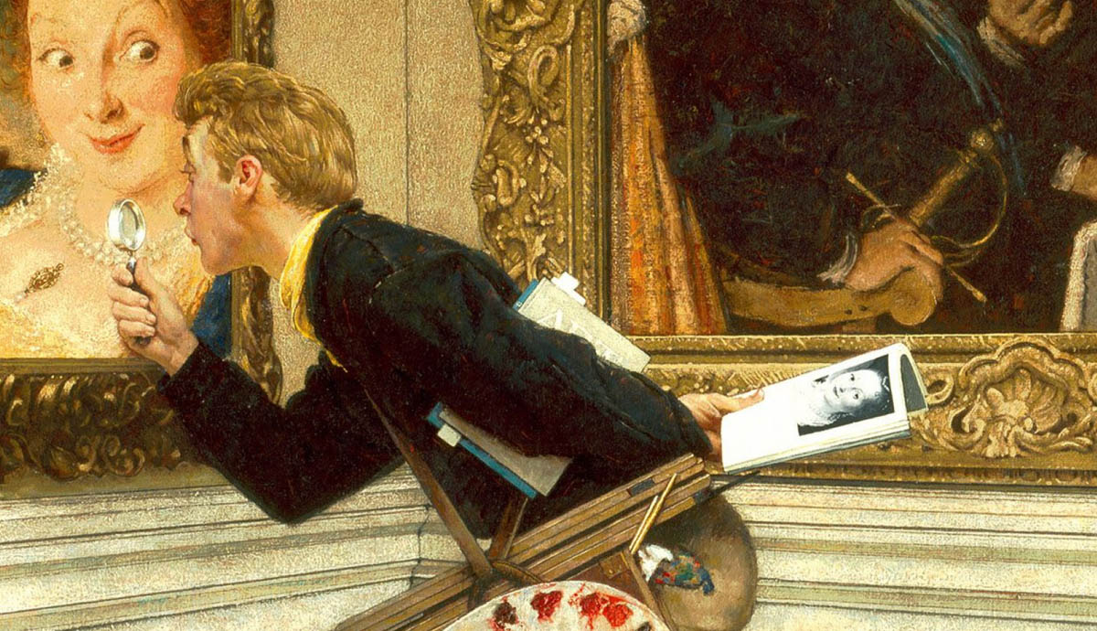 Art Critic by Norman Rockwell