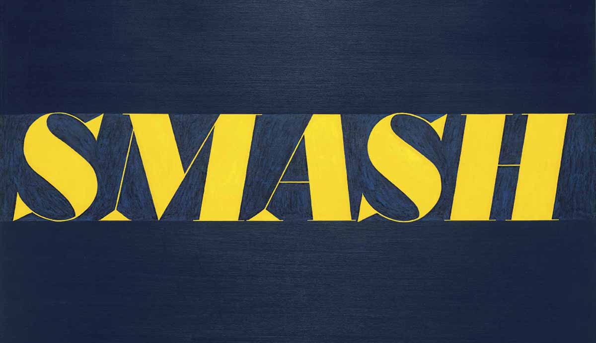 Smash, Ed Ruscha, 1963, Christie’s