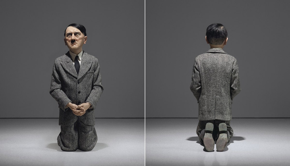 Him, Maurizio Cattlean, 2001