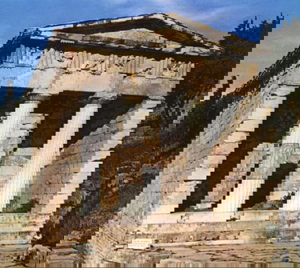 The Athenian Treasury at Delphi, courtesy The Beazley Archives