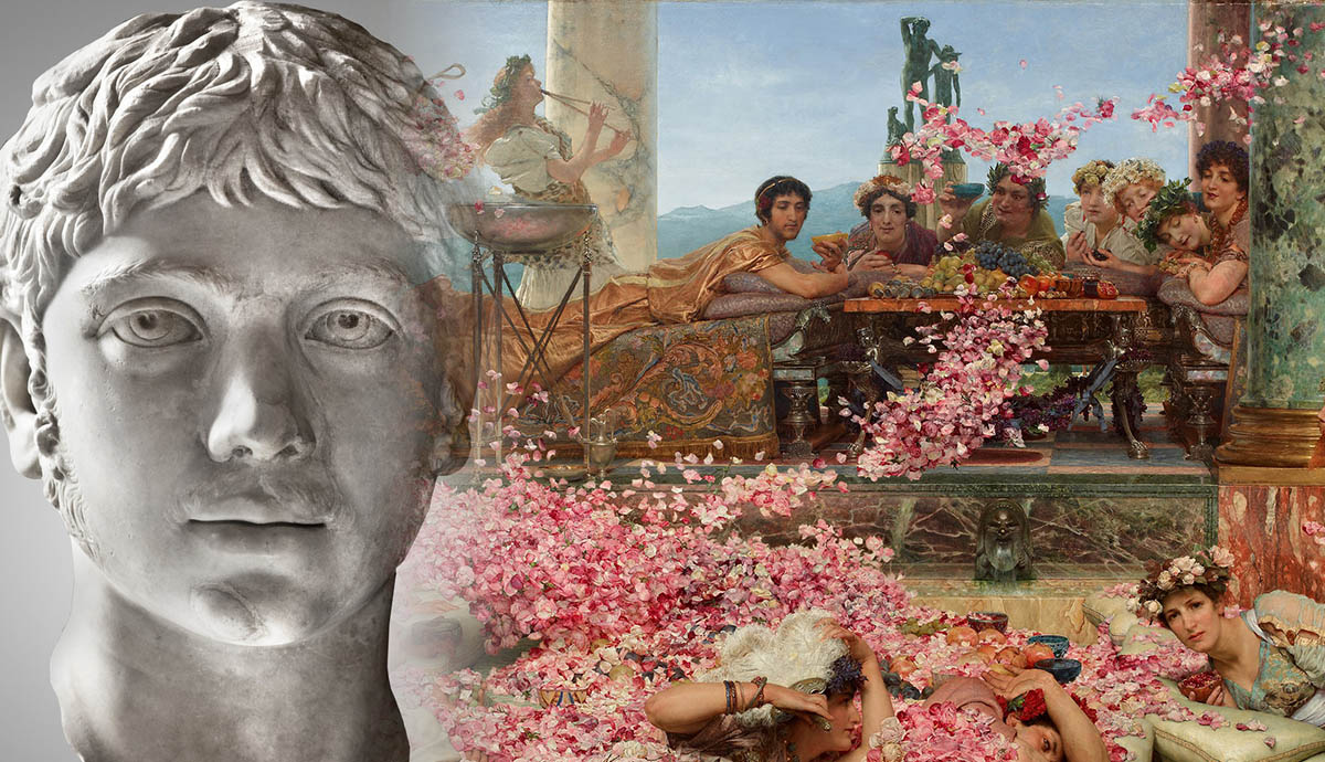 Portrait of Emperor Elgabalus with the Roses of Heliogabalus