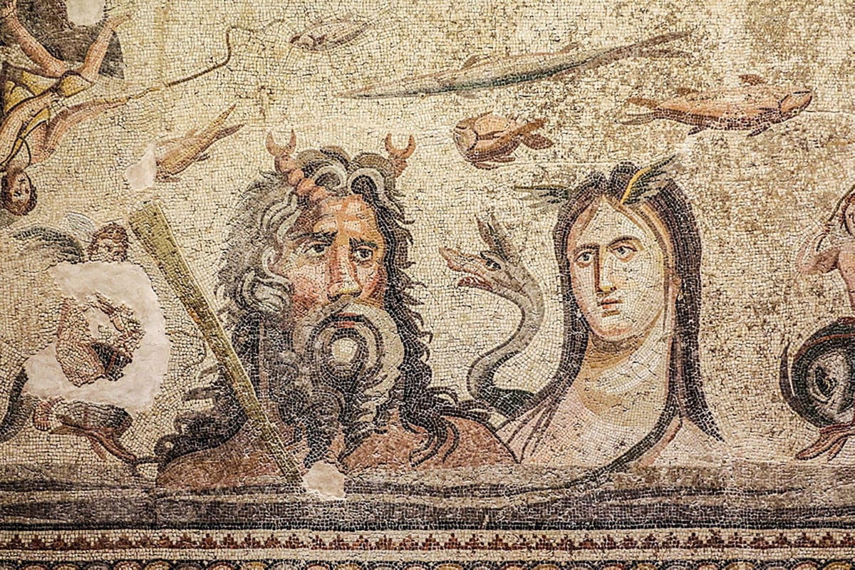 mosaic of oceanus and tethys