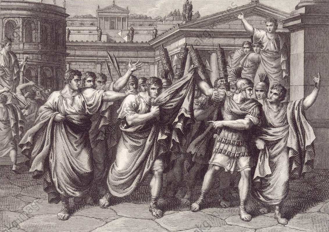 Sejanus is arrested and condemned to death