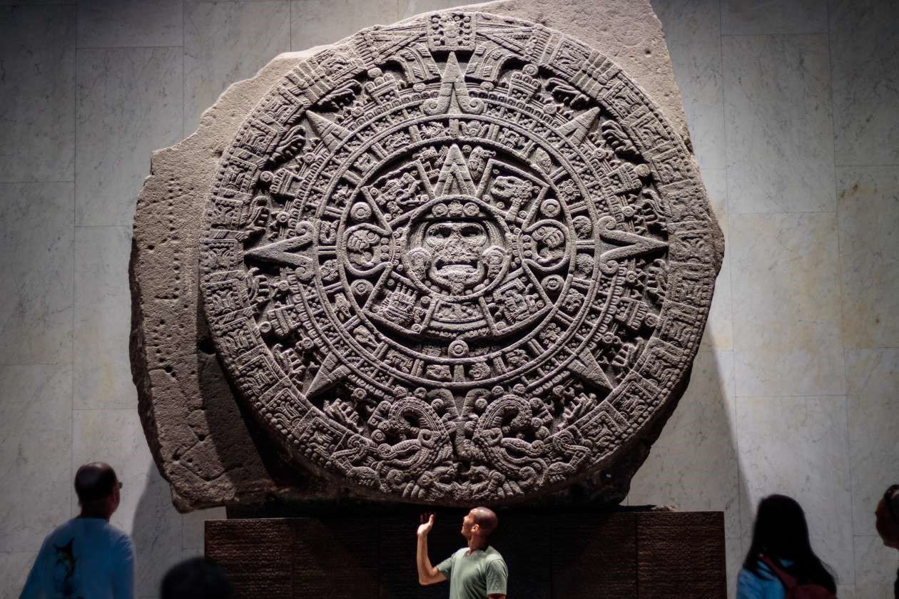  The Sun Stone in the National Anthropology Museum