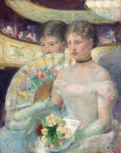 The Loge Painting by Mary Cassatt