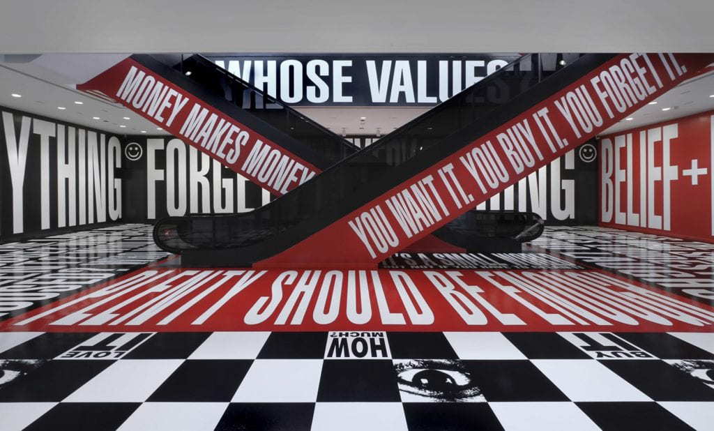 Barbara Kruger, Belief + Doubt, 2012, Smithsonian