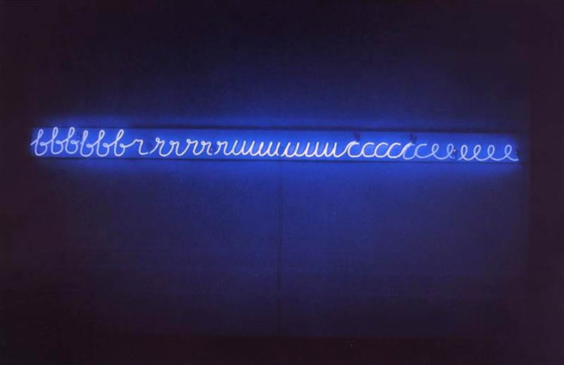 neon moon name bruce nauman