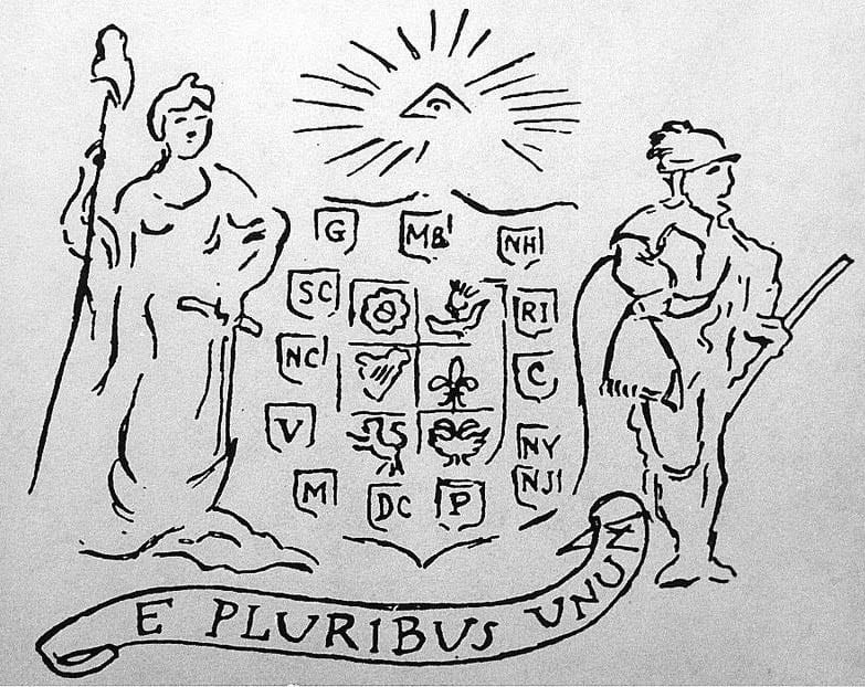 First design for the Great Seal of the United States