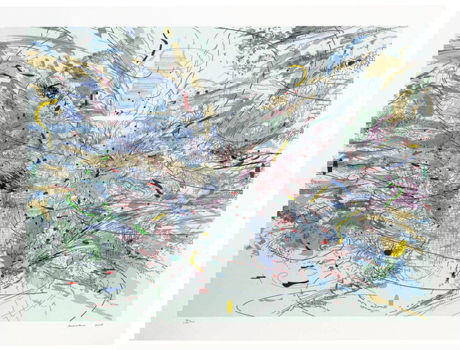 Julie Mehretu, Entropia, 2004, Christie’s