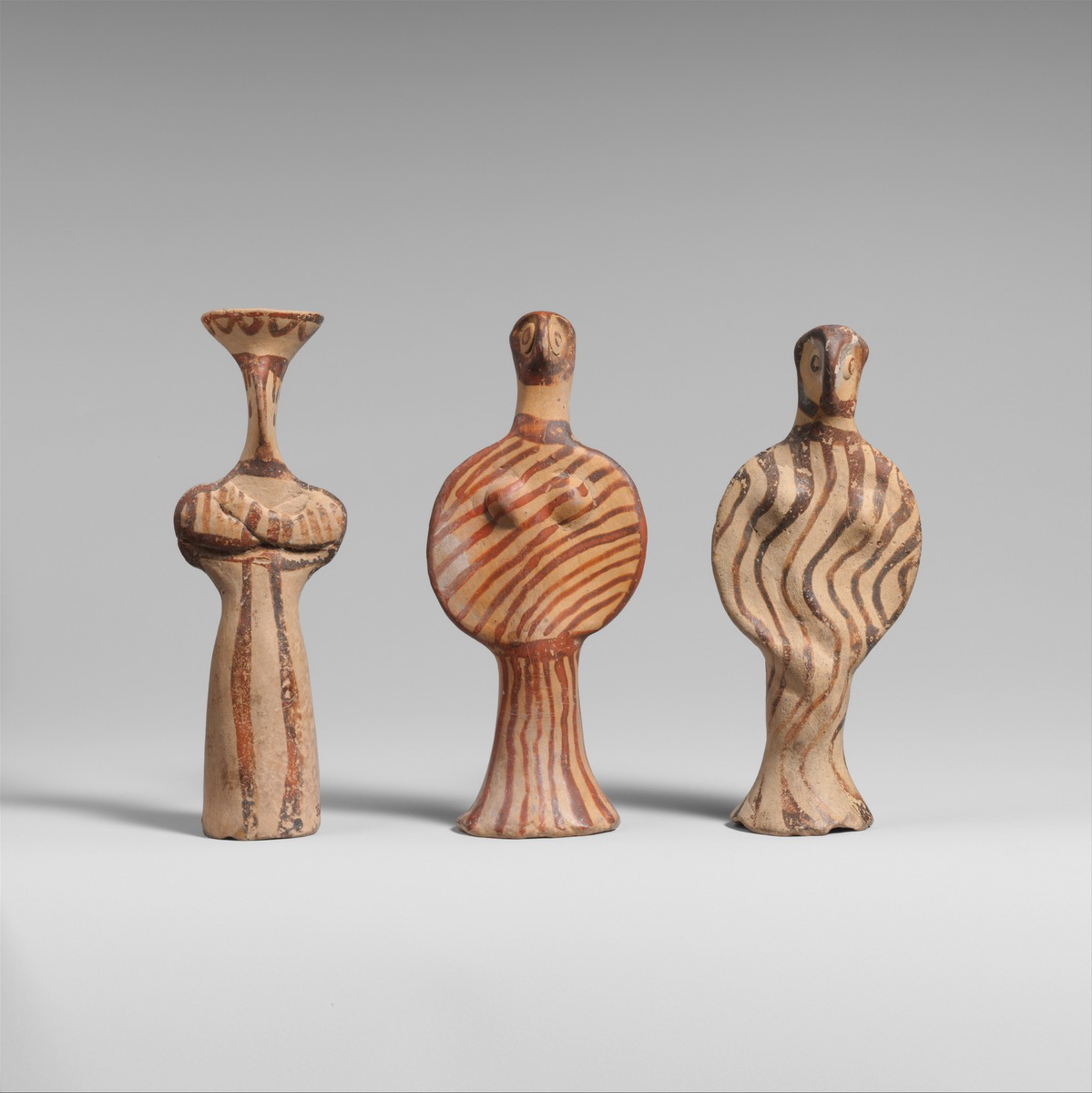 Terracotta Female Figure, Mycenean Greece, c. 1400-1300 BCE. Source: Metropolitan Museum of Art