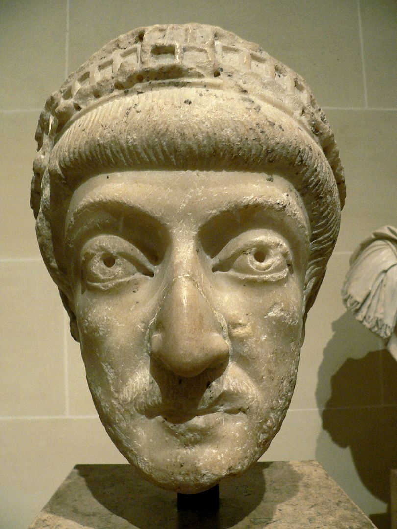 Theodosius II, c. 5th century CE. Source: Louvre