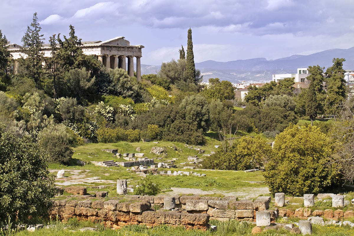 The agora of ancient Athens