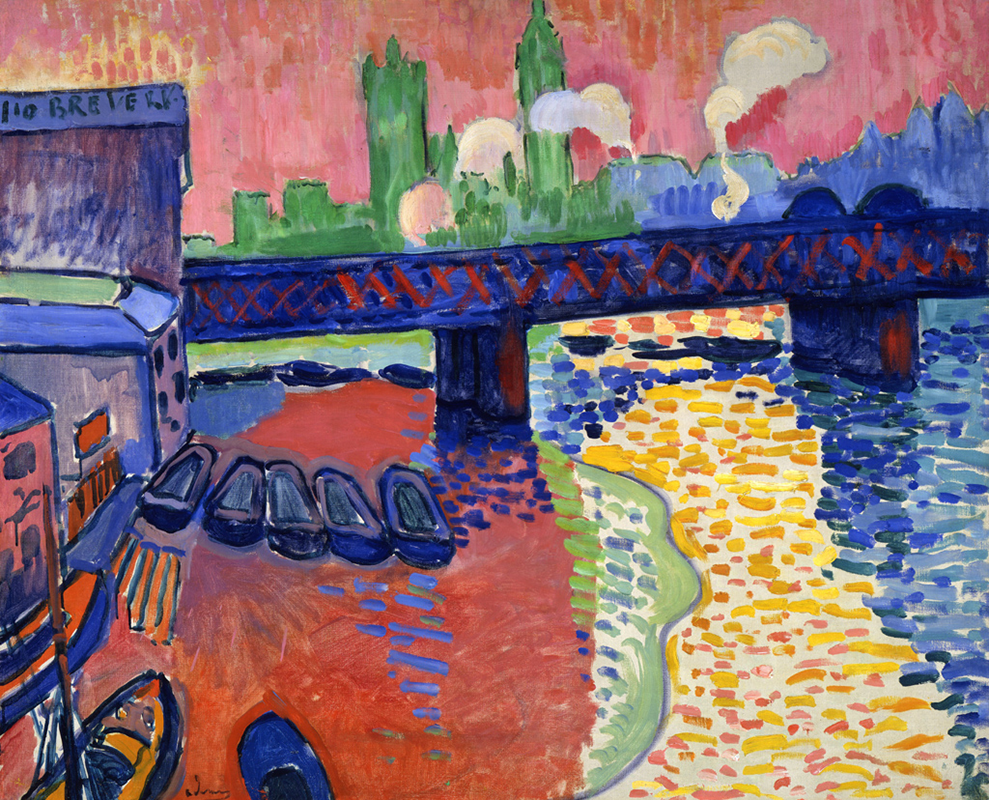charing cross bridge painting derain