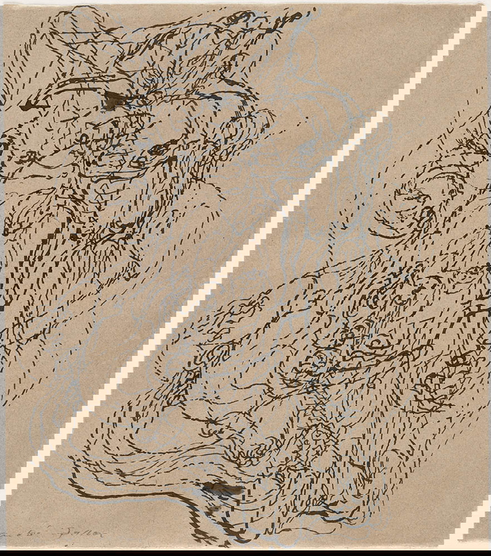 Automatic Drawing by André Masson, 1924
