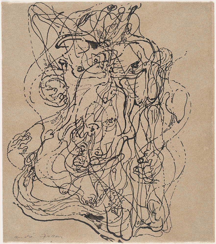 Automatic Drawing by André Masson, 1924