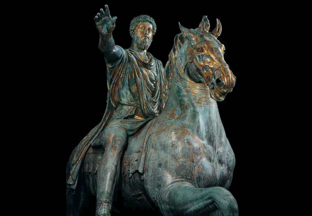  Bronze Equestrian Statue of Marcus Aurelius