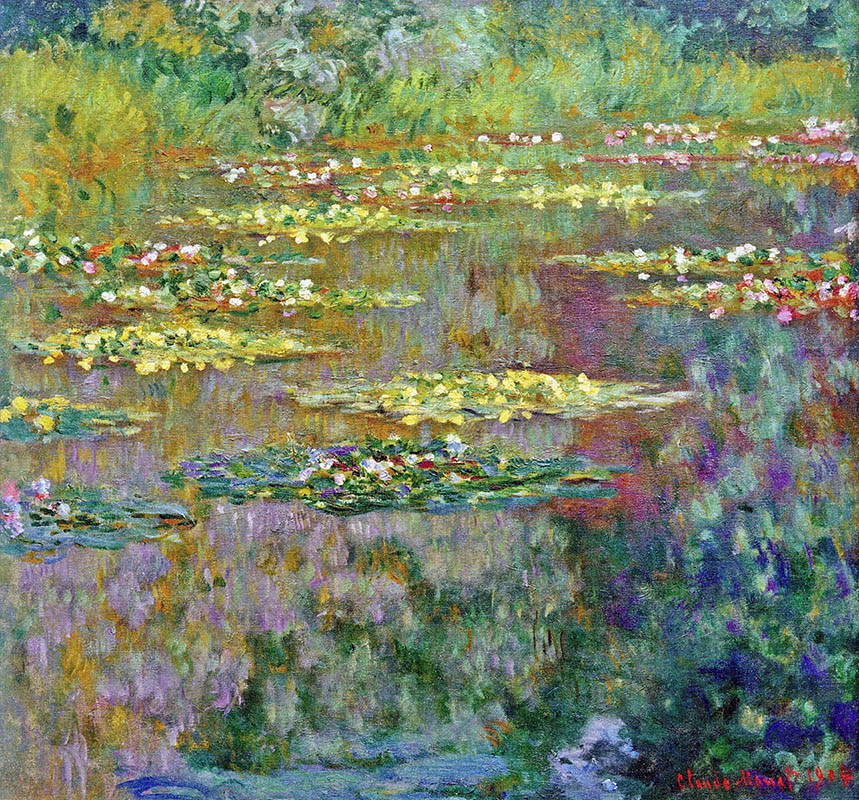 Water Lilies, Claude Monet painting