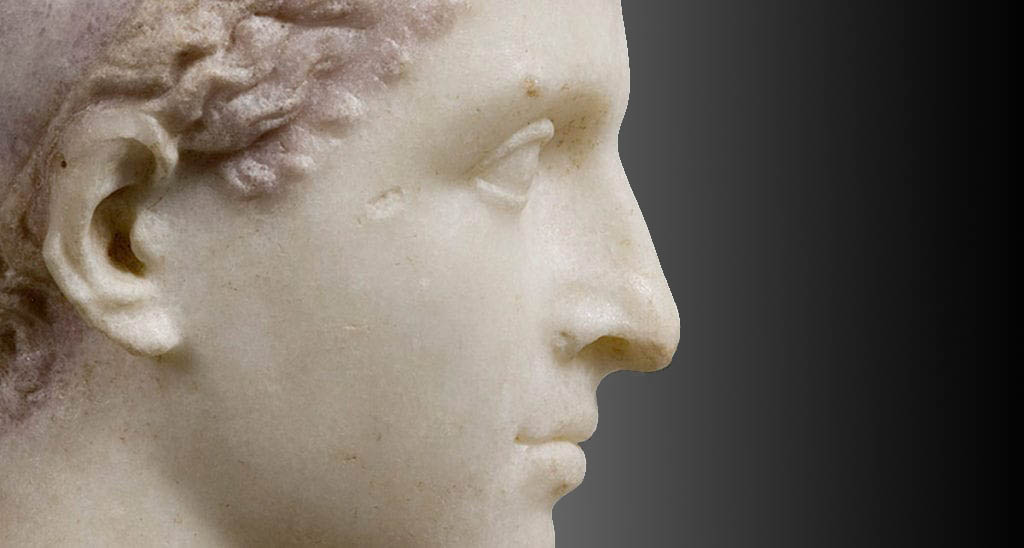 A bust of Cleopatra
