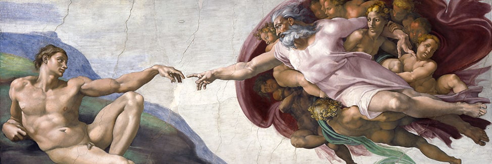 The Creation of Adam, via Vatican Museums 