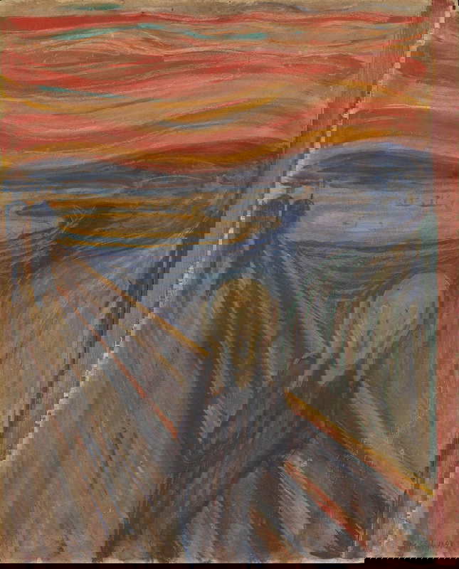 The Scream by Edvard Munch, 1893, Oslo National Gallery