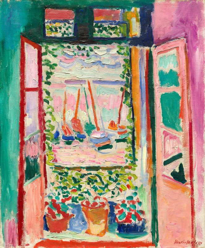 peinture fenêtre ouverte matisse