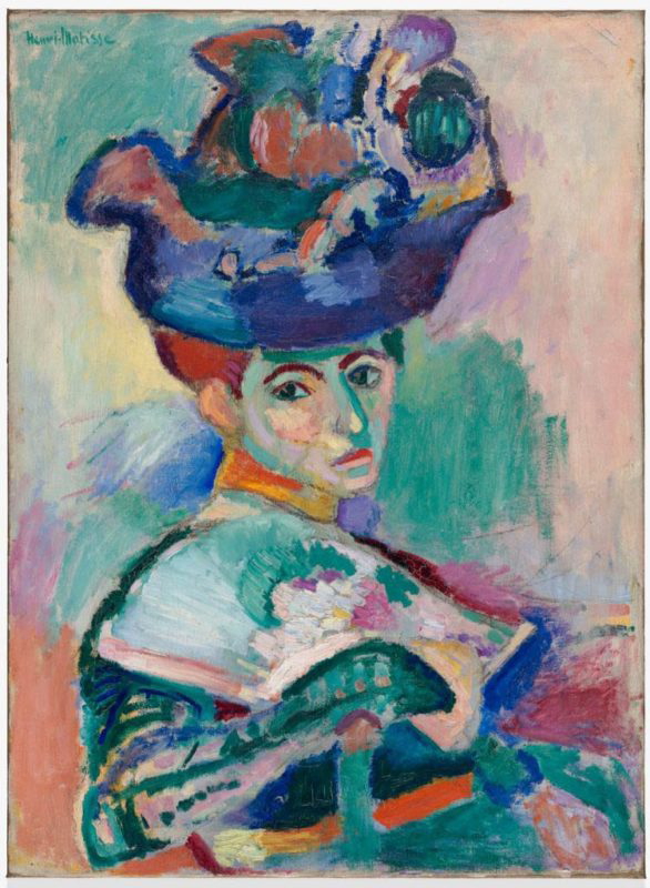matisse woman with a hat painting