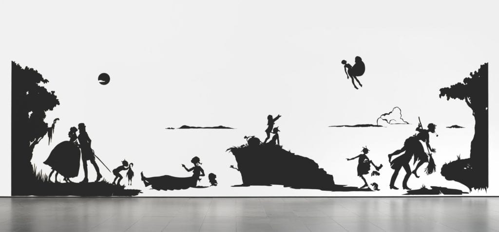 Kara Walker, Gone: An Historical Romance of Civil War as it Occurred Between the Dusky Thighs of a Young Negress and Her Heart, 1994, MoMA