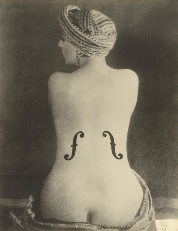 Le Violon d’Ingres (Ingres’ Violin) by Man Ray, 1924, Surrealism art