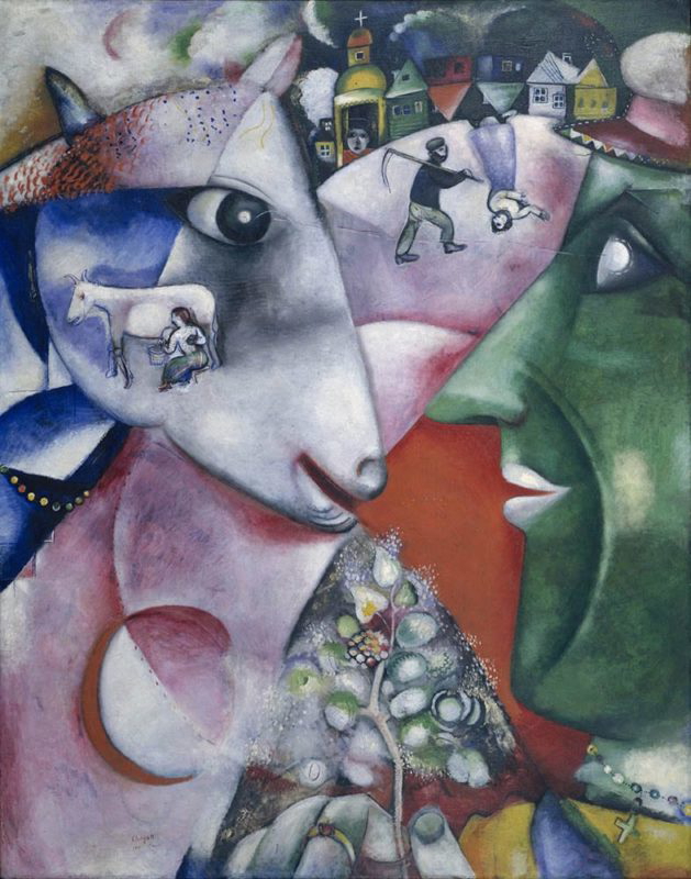 i and the village painting chagall