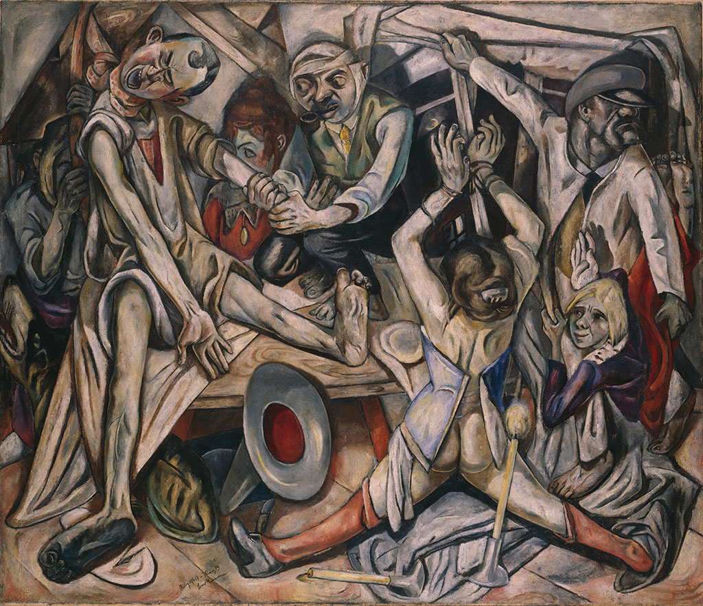 The Night by Max Beckmann, 1918-19, Kunstsammlung Nordrhein-Westfalen