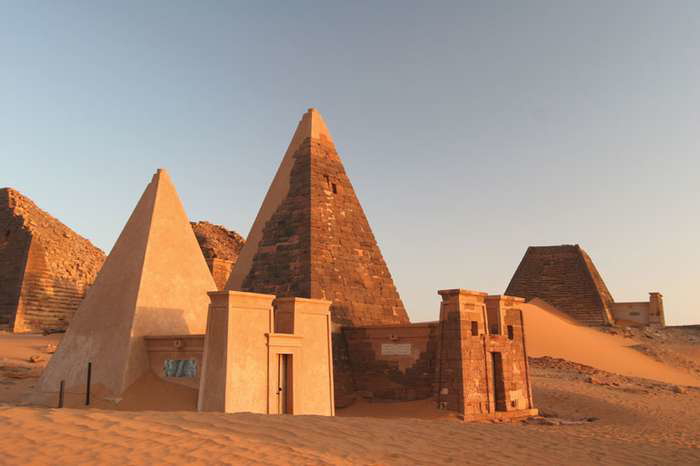Nubian pyramids 