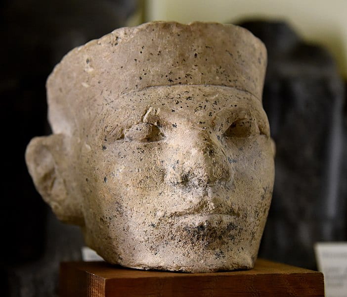 Limestone head Menes/Narmer