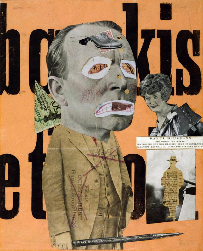 The Art Critic by Raoul Hausmann, 1919-20, Tate