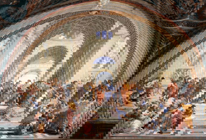 Raphael's The School of Athens, via WGU