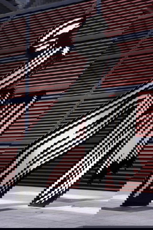 Brushstroke by Roy Lichtenstein