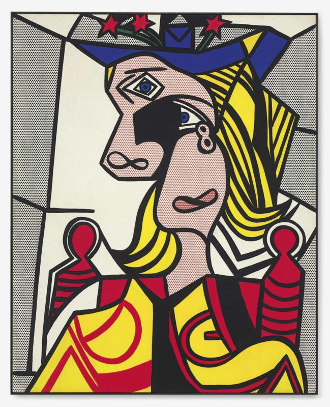 Woman with Flowered Hat Roy Lichtenstein